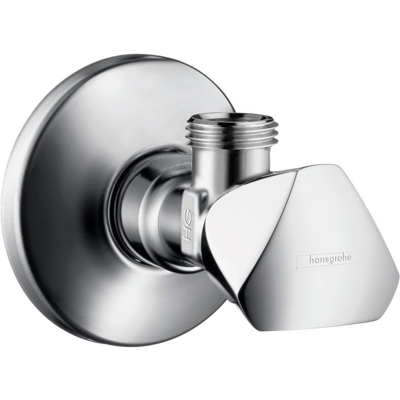 Запорный вентиль Hansgrohe E 13902000 угловой Хром #1