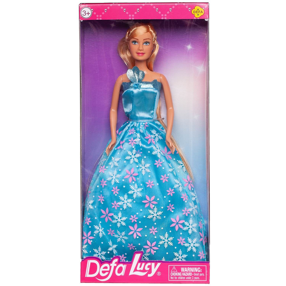 Кукла Defa Lucy Светский раут в голубом длинном вечернем платье 29 см  #1