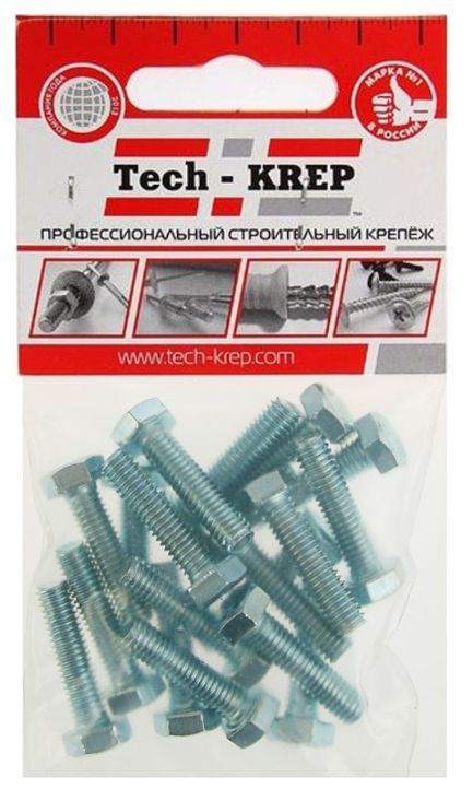 Tech-KREP Болт M8 x 20 мм, головка: Шестигранная, 12 шт. #1