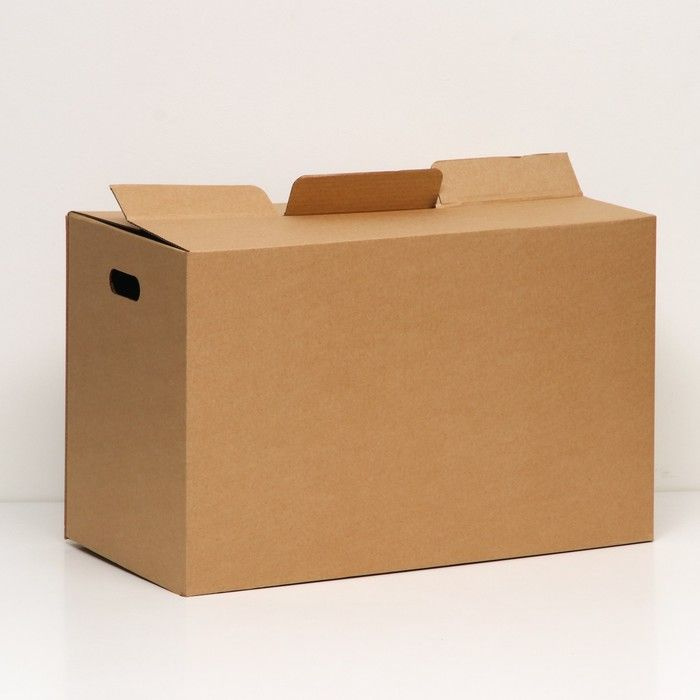 Коробка для переезда, бурая, 64 х 34 х 40 см #1