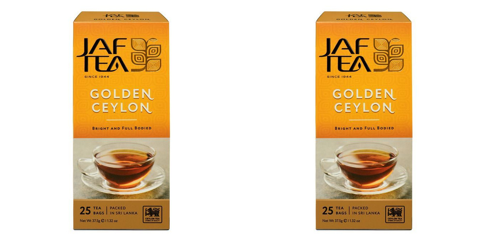 Jaf Tea Чай цейлонский черный, 25 пакетиков по 1,5 грамма, 2 шт  #1