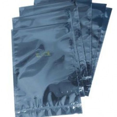 АП 152x152мм Пакет упаковочный антистатический (10шт) серебристо-серый,  #1
