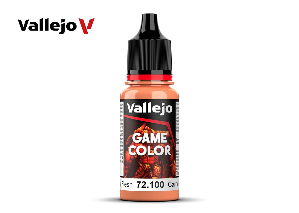 Краска Vallejo 72100 Game Color Rosy Flesh (Телесно-розовый) #1