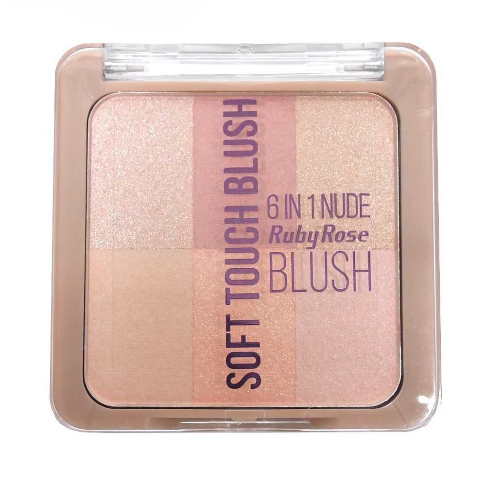 Палетка румян Soft touch Blush (оттенок 1) Ruby Rose HB-6109 #1