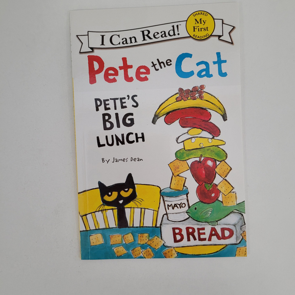 Pete the Cat. Pete's Big lunch. I can Read! | Dean James #1