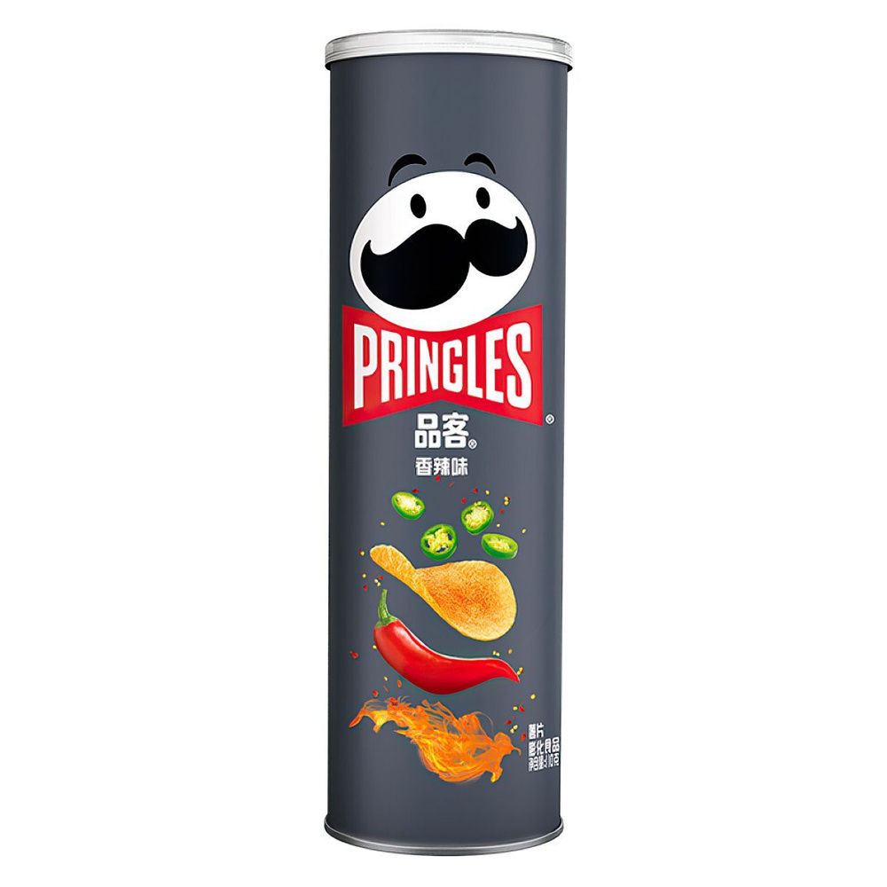 Картофельные чипсы Pringles Spicy со вкусом пряного перца (Китай), 110 г  #1