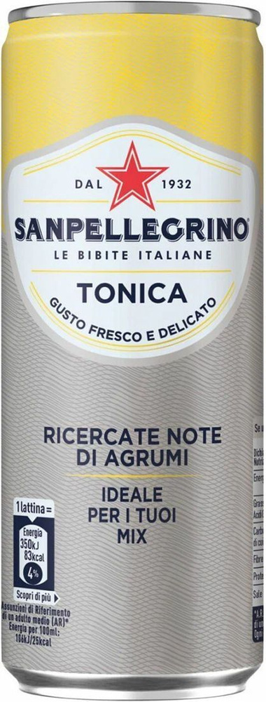 Газированный напиток Sanpellegrino Tonica "Цитрус Тоник", 6 шт по 0.33л  #1