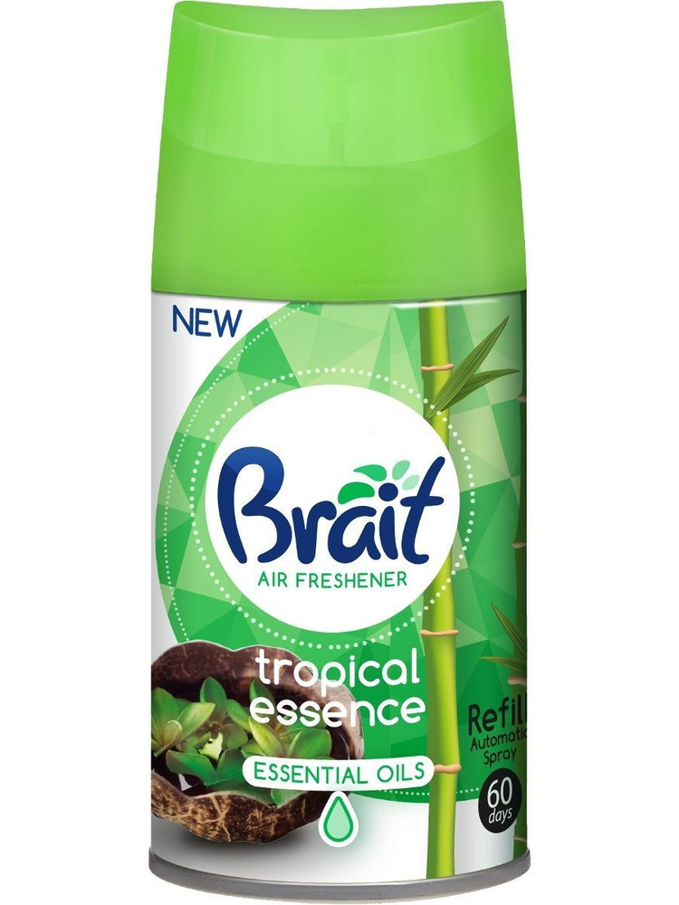 Сменный баллон для освежителя BRAIT "Tropical Essence" 250 мл #1