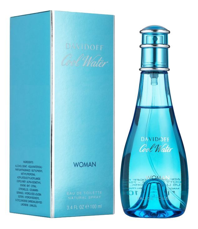 Davidoff женская туалетная вода Cool Water Woman, 100 мл #1