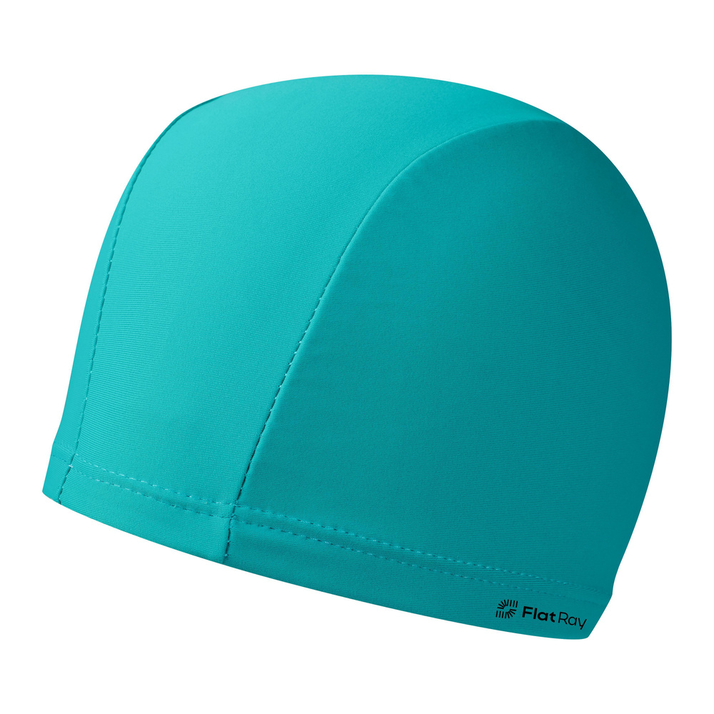 Шапочка для плавания текстильная Flat Ray Lycra Cap, цвет Бирюзовый.  #1