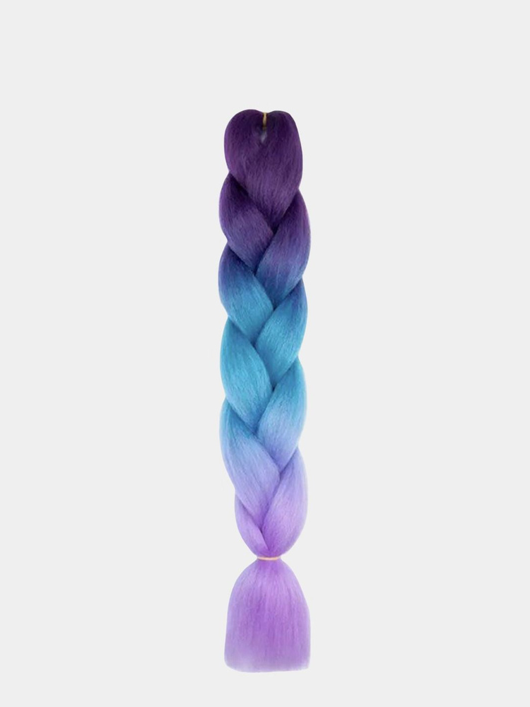 Канекалон-коса трехцветная C26, 60см, 100гр, 1 шт #1