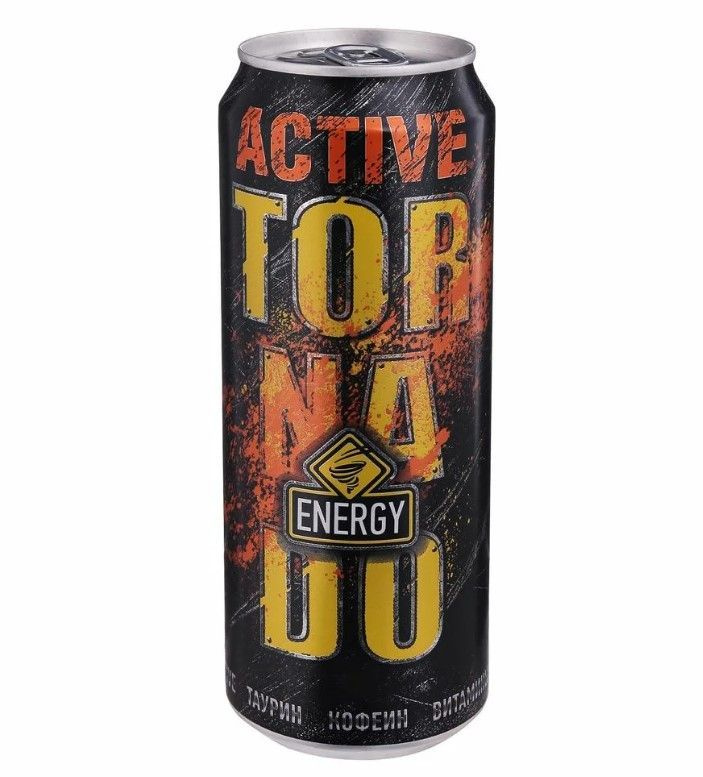 Энергетический напиток TORNADO ENERGY ACTIVE 0.45 л 12 банок #1