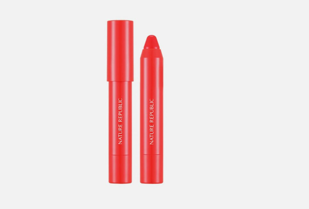 Мягкий карандаш для губ / Nature Republic, By Flower Eco Crayon Lip Rouge / 2.5мл  #1