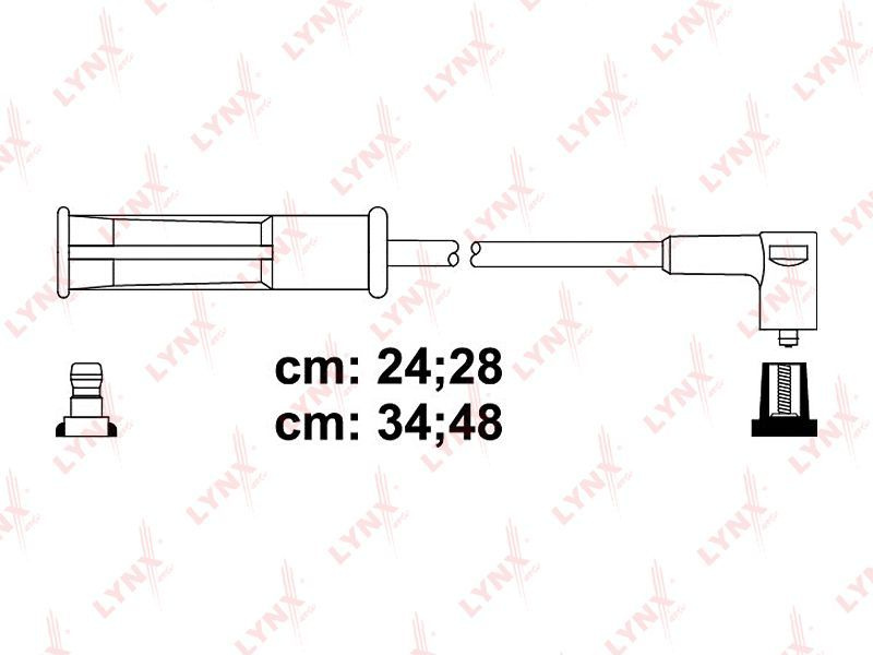Провода высоковольтные, комплект (класс F) для LADA, RENAULT / SPC6343  #1