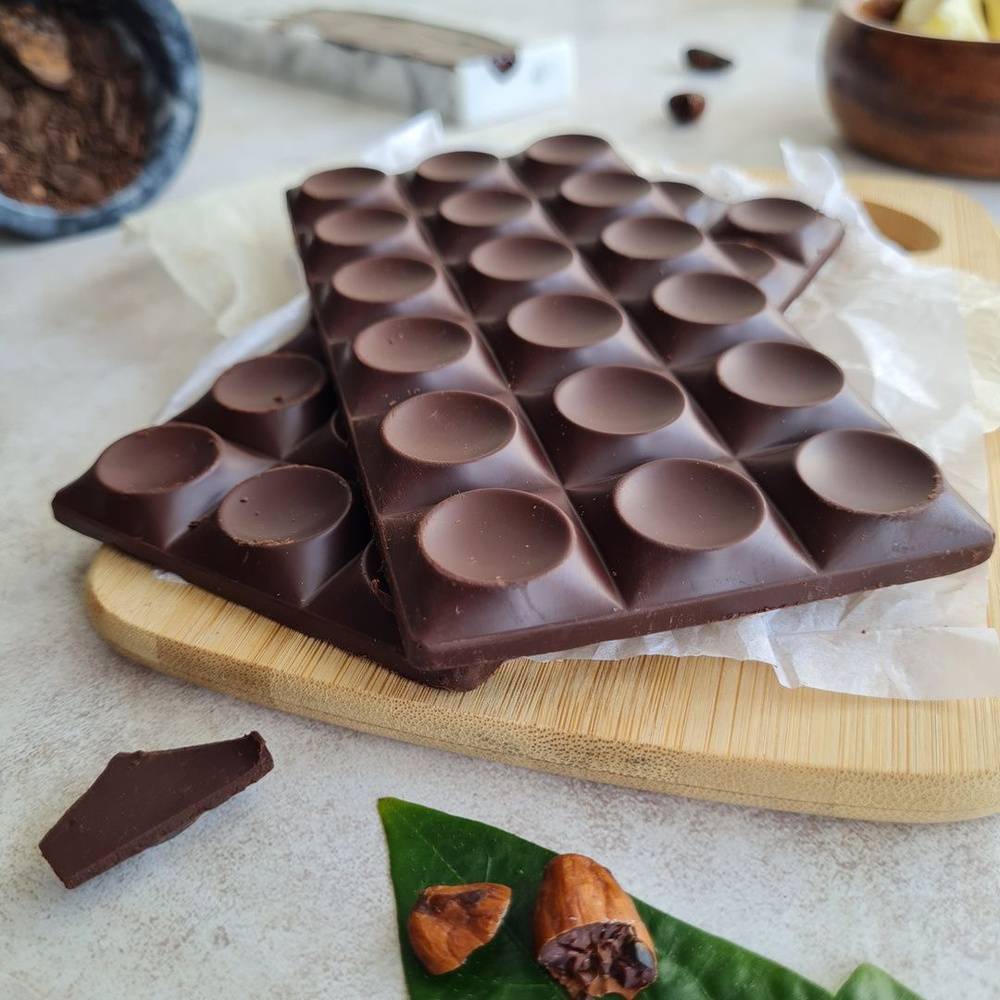 Какао тертое в ПЛИТКАХ 400 г. Шоколад ГОРЬКИЙ 100% Luker Fino de Aroma, КОЛУМБИЯ  #1