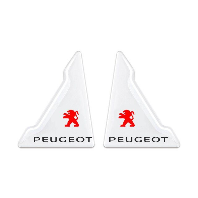 Дверные защитные уголки для дверей автомобиля Peugeot ; 4шт;защита от столкновений; детейлинг;  #1