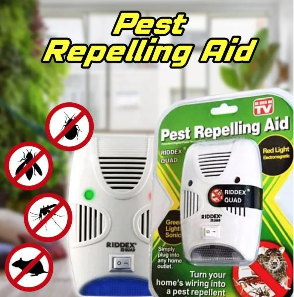 Отпугиватель насекомых и грызунов Ультразвуковой Pest Repeller Aid  #1