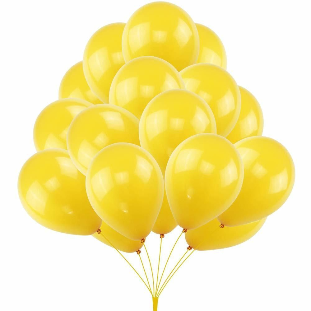 Набор жёлтых шаров из 10шт #1