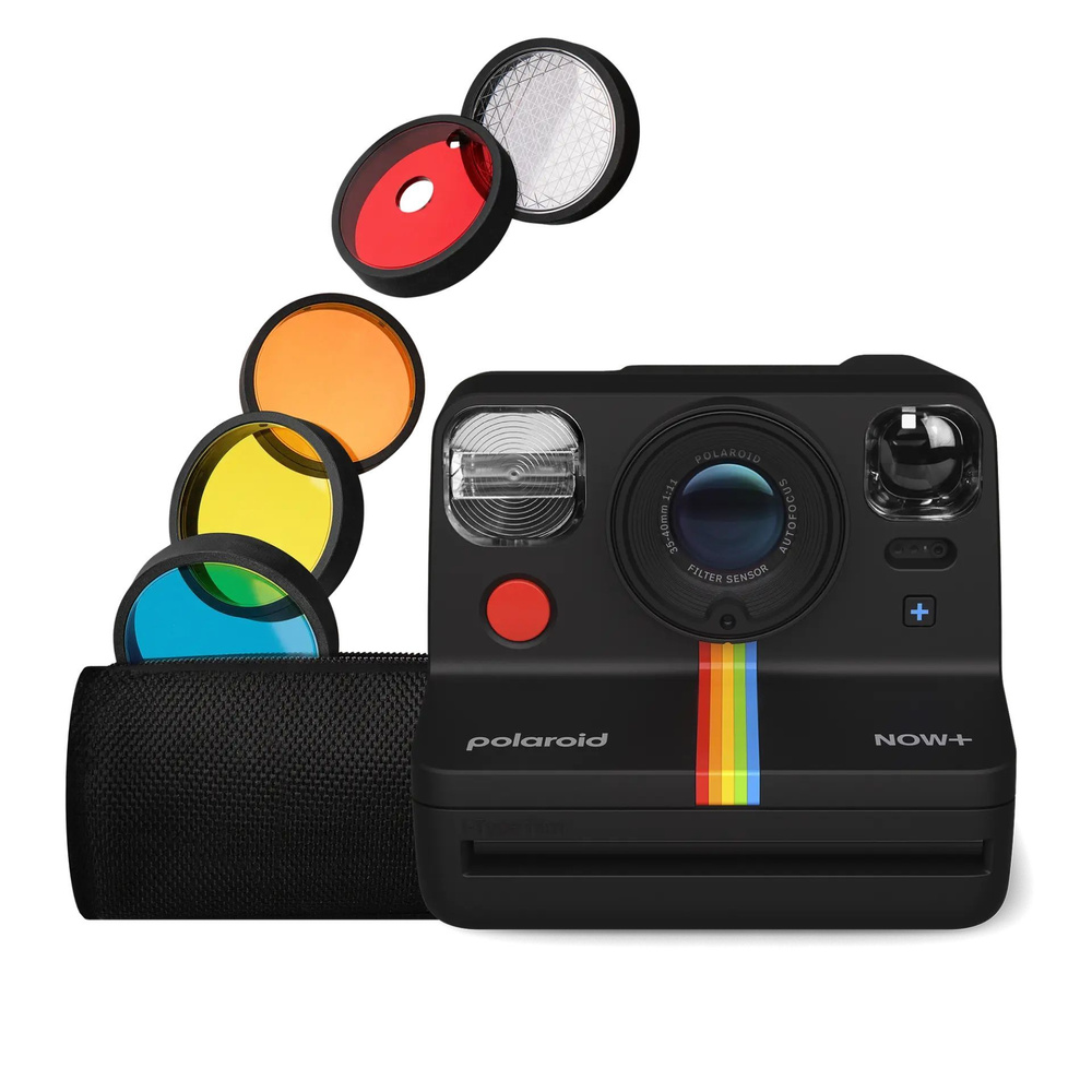 Фотоаппарат мгновенной печати Polaroid Now+, черный #1