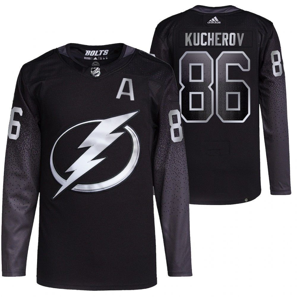 NHL джерси хоккейная Тампа Бэй Лайтнинг Tampa Bay Lightning Jersey 86 Nikita Kucherov  #1