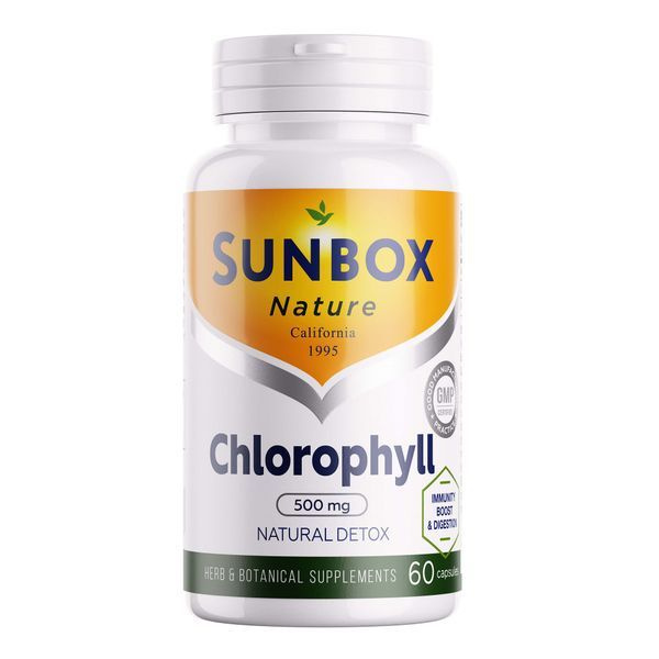 Sunbox Nature Хлорофил Chlorophyll 60 капусл массой 450 мг #1