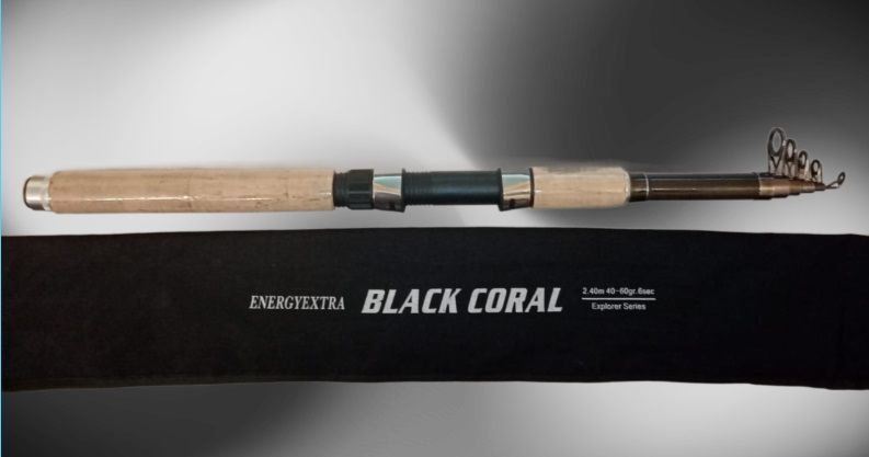 Спиннинг BLACK CORAL 2.40м 40-60г. 6 секций. Explorer Series ENERGY EXTRA #1