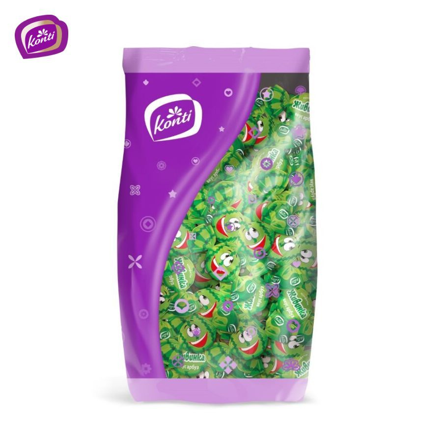Желейные конфеты "Живинка" вкус арбуз, 1000 г #1