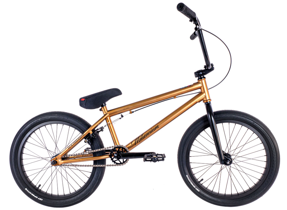 BMX велосипед 20" TECH TEAM Millenium рама 20", бронзовый, на рост 155-185см, трюковой, подростковый #1