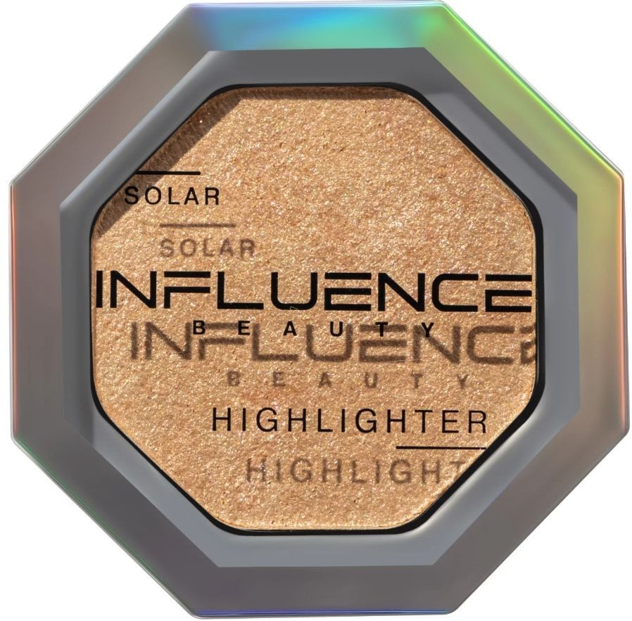 Influence Beauty Хайлайтер Solar, Солнечный, с сияющими частицами, эффект деликатного сияния, золотой, #1