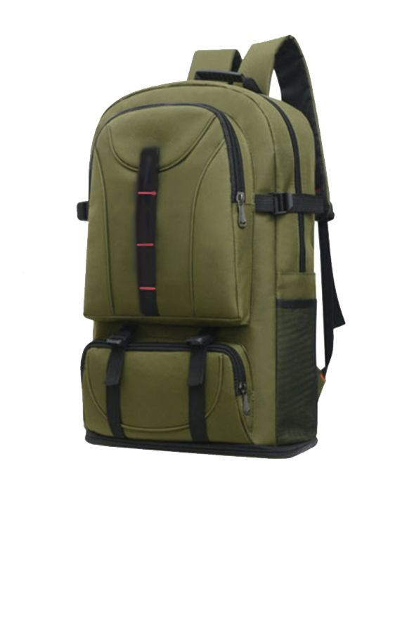 Рюкзак туристический зеленый, 60 л #1