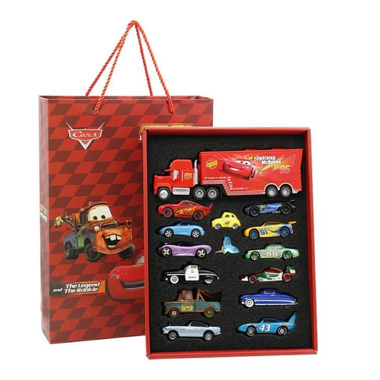 CR0003 Набор машинок Disney Pixar Cars Герои мультфильма Тачки игрушка металлическая коллекционная модель #1