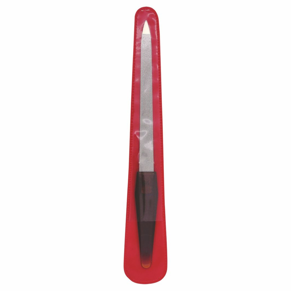 Trendy Пилочка для ногтей металлическая в пластиковом чехле, SN-4P большая  #1