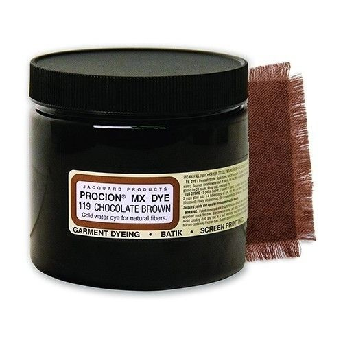 Краситель порошковый Jacquard "Procion MX Dye" 119 Chocolate Brown (шоколадный), 230г  #1