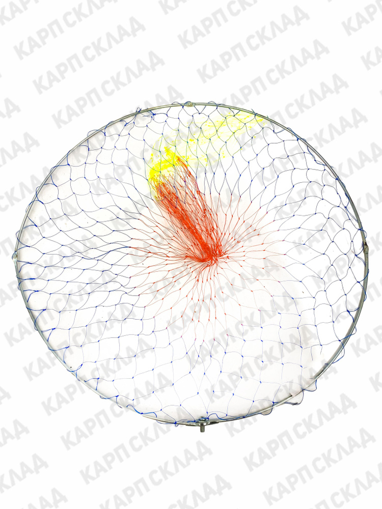 Подсачек круглый складной YIN TAI CH103 , разноцветная сетка 60см/202см  #1