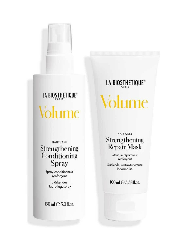 La Biosthetique, Набор Healthy Volume: Маска Strengthening Repair Mask 100 мл + Спрей кондиционер Strengthening150 #1