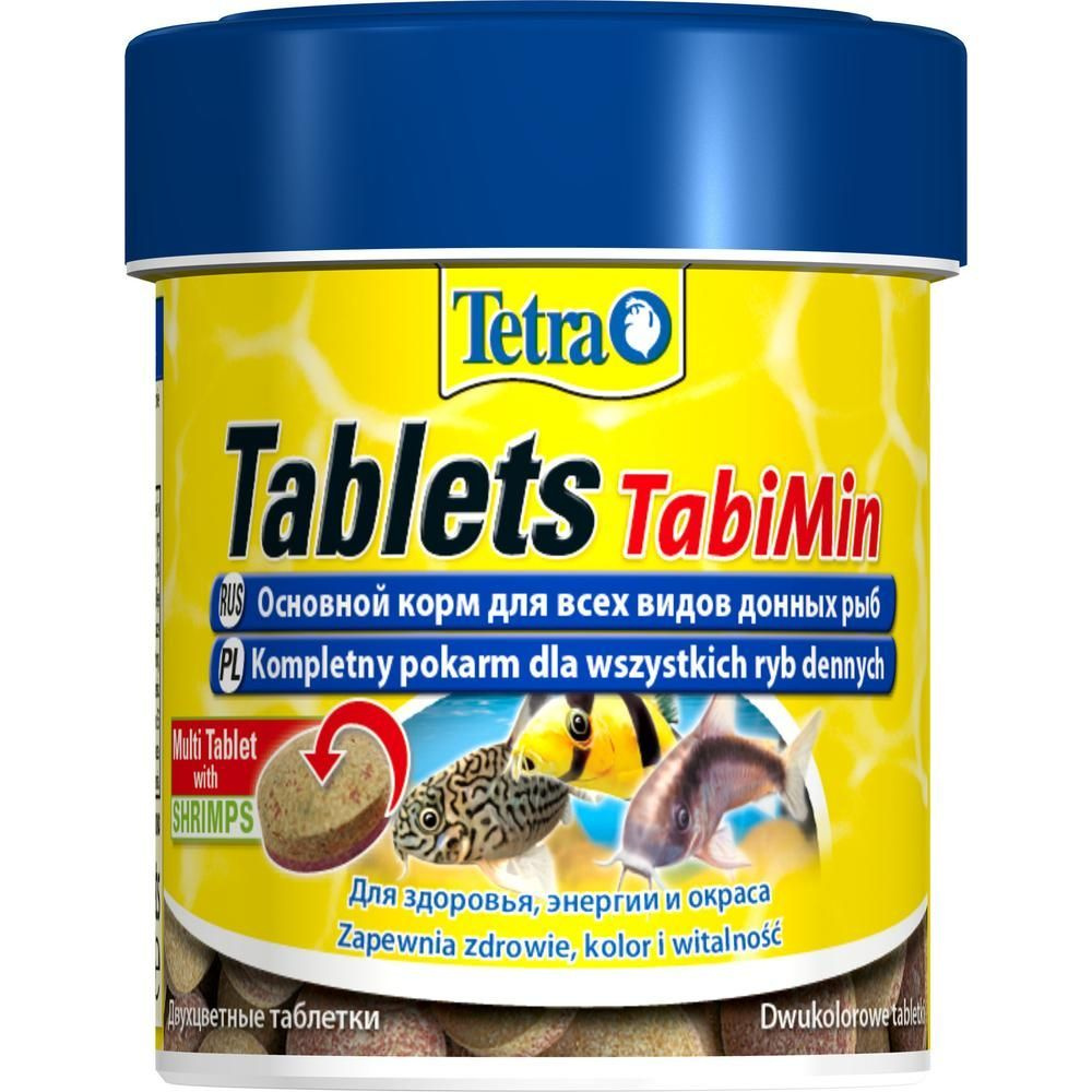 Корм для рыб Tetra TabiMin Tablets 120 таблеток, корм для всех видов донных рыб  #1