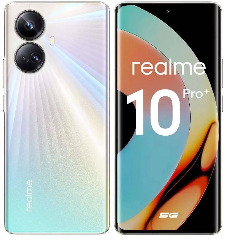 realme Смартфон 10 Pro+ 5G золотистый 256 ГБ 12/256 ГБ, золотой #1