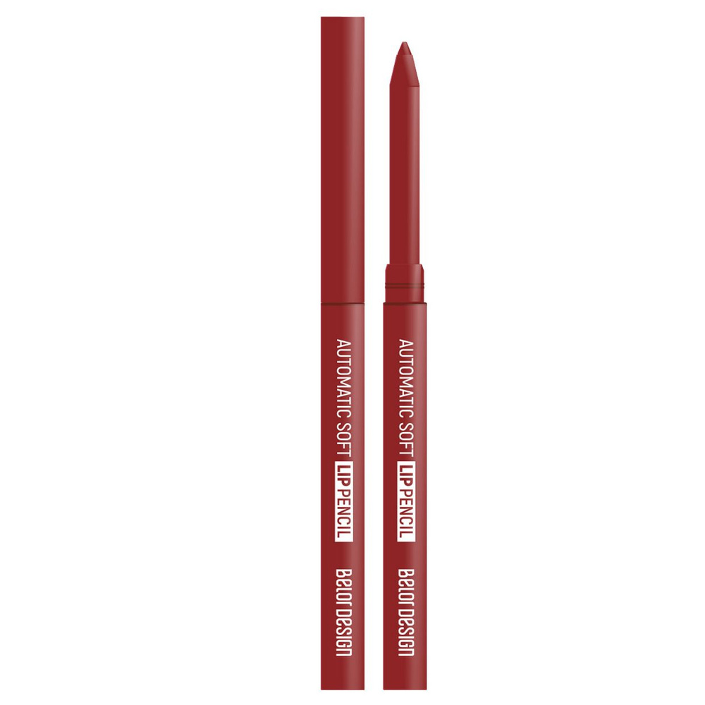 Карандаш для губ Belor Design Automatic soft lippencil, механический, тон: 205 berry  #1