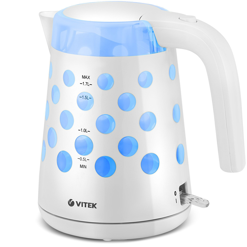 Электрический чайник VITEK VT-7048, 1.7 л, 2200 Вт, белый #1