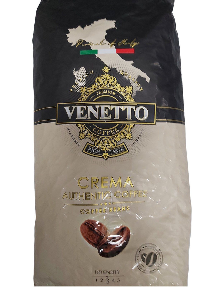 Кофе в зернах VENETTO Crema 1кг #1