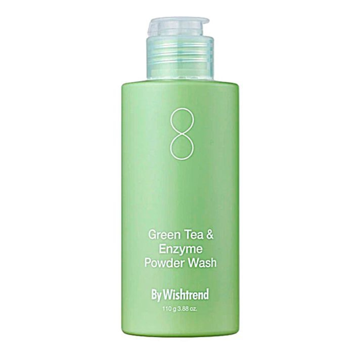 BY WISHTREND Пудра энзимная с зелёным чаем. Green tea & enzyme powder wash, 110 гр.  #1