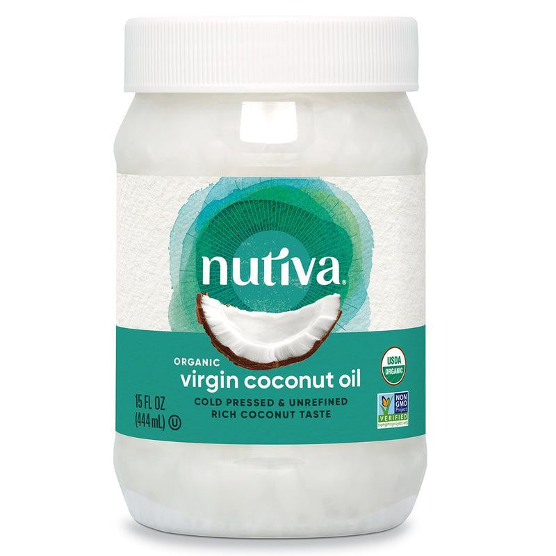 Nutiva Масло кокосовое Virgin Нерафинированное 444мл. 1шт. #1