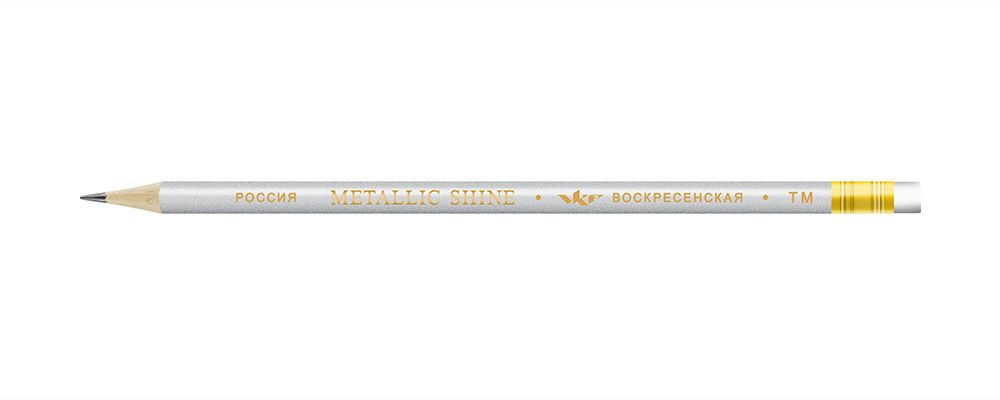 Большой набор карандашей 72 шт чернографитный, простой "ВКФ" "Metallic shine" MS03 с ластиком ТМ (HB) #1