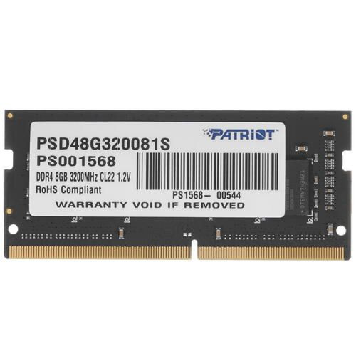 Patriot Memory Оперативная память Оперативная память SODIMM Patriot Signature Line [PSD48G320081S] 8 #1