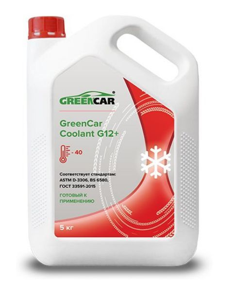 Антифриз GreenCar Coolant G12+ 5 кг. #1