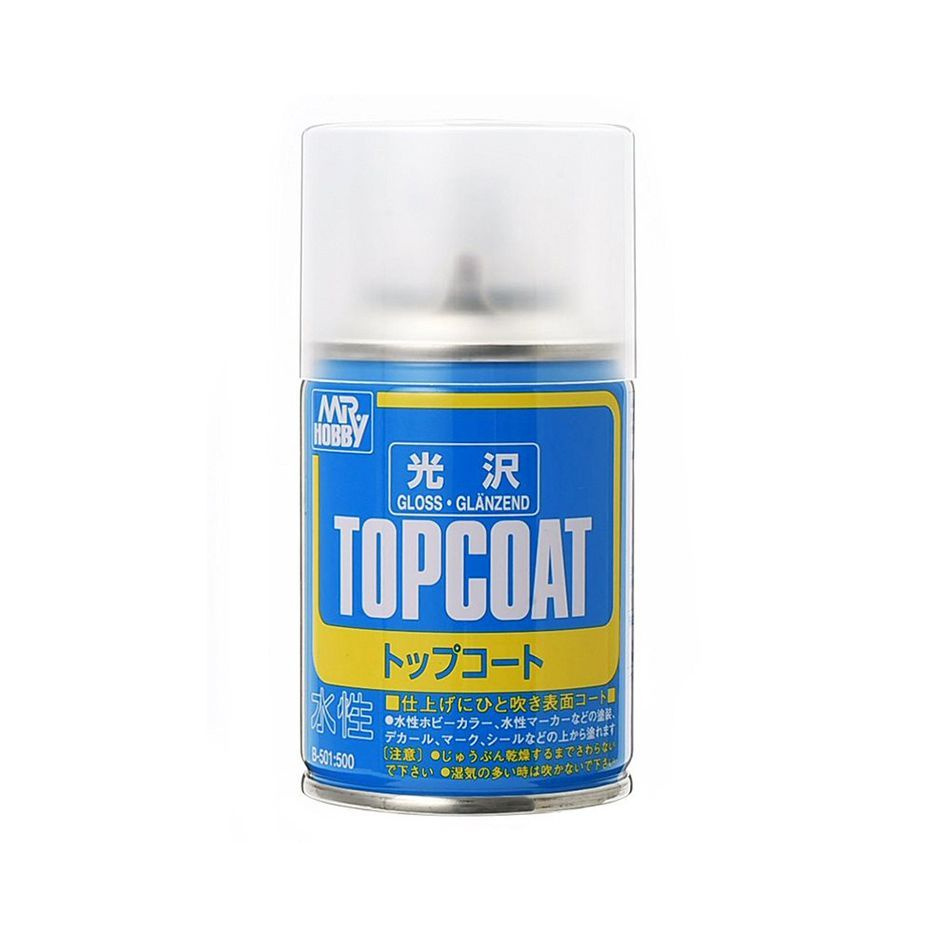 Лак-спрей глянцевый Topcoat, 88 мл, Mr Hobby (Япония) #1