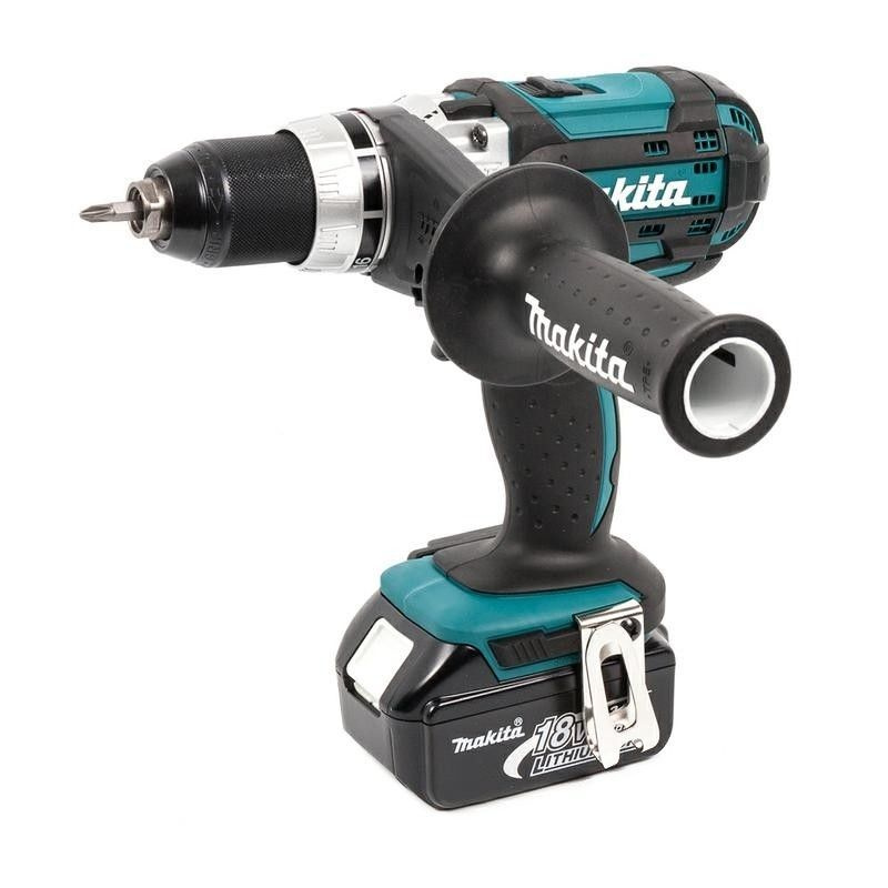 Дрель аккумуляторная ударная MAKITA DHP458RFE #1