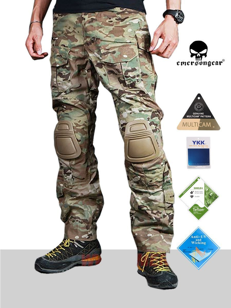 Боевые штаны Emerson G3 Tactical Pants Мультикам #1