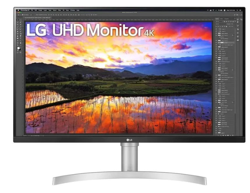 LG 31.5" Монитор 32UN650-W 32UN650-W.ARUZ, белый #1