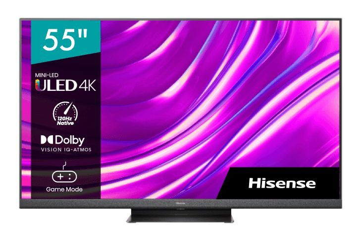 Hisense Телевизор 55U8HQ 55" 4K UHD, черный, черно-серый #1